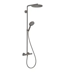 DUSCHSYSTEM SELECT S240 1-JET POWDERRAIN SVART KROM HG