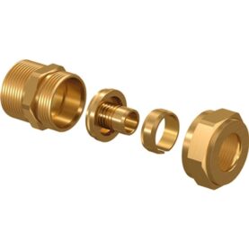 FPL-X KOPPLINGSSET UTV DR 18X2,5-1"MT UPONOR