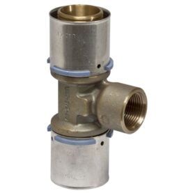 T-RÖR 40 MM X G20 2MUFF X INVÄNDIG GÄNGA S-PRESS UPONOR