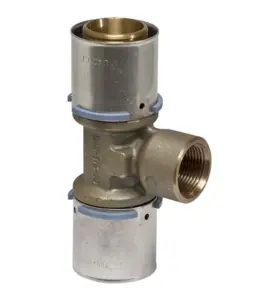 T-RÖR 40 MM X G20 2MUFF X INVÄNDIG GÄNGA S-PRESS UPONOR