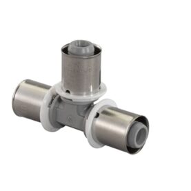 T-RÖR 50 MM 3MUFF VIT/ROSTFRI S-PRESS PPSU UPONOR