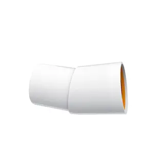 VINKEL 15 GR, 32 MM, ENKEL-MUFF VIT FALU VULK FALUPLAST