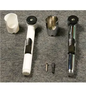 DUSCHHANDTAG HANDY A-8085 VIT MED HÅLLARE TREBEMA