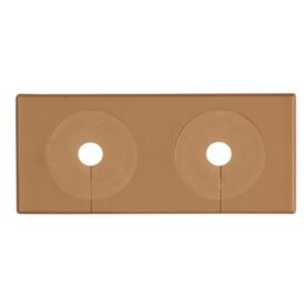 VULKBRICKA 12-16 MM 88X38 MM DUBBEL 40CC BRUN FALUPLAST