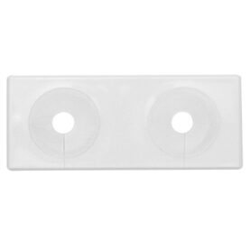 VULKBRICKA 12-22 MM DUBBEL DELBAR VIT FALUPLAST