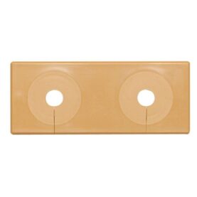 VULKBRICKA 12-22 MM DUBBEL DELBAR BRUN FALUPLAST