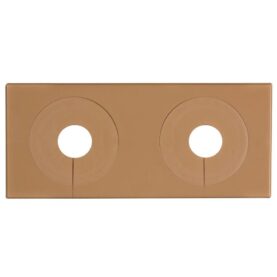 VULKBRICKA 18-28 MM DUBBEL DELBAR BRUN FALUPLAST