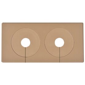 VULKBRICKA 12-22 MM 98X48 MM, 40CC MM DUBBEL DELBAR BRUN FALUPLAST