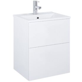 KOMMOD ISELLA 50 CM KOMPAKT VIT HÖGBLANK TVÄTTSTÄLL I PORSLIN ALTERNA