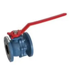 KULVENTIL 2-DELAD FLÄNS STÅL 100 PN16