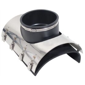 SADELGRENRÖR 90° YD 150-395 MM IBECO