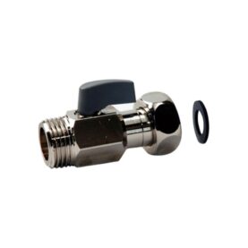 KULVENTIL RAK G15 UTVÄNDIG MED PLANÄNDA X LEKANDE MUTTER