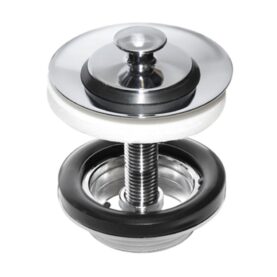 PLUGG/SILVENTIL MED BRÄDDAVLOPP KROM GBG