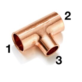 T-RÖR K65, 1 3/8 X 1 3/8 X 3/4", INVÄNDIG LÖD, 130 BAR ALTECH