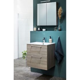 KOMMOD ISELLA 60 CM SAND MED ARIELLA TVÄTTSTÄLL MINERALKOMPOSIT ALTERNA