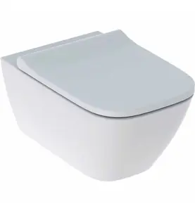 WC SMYLE SQUARE 356X540X376 MM RIMFREE, SITS M ÖVERLAPP. LOCK GEBERIT