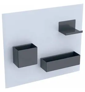 MAGNETTAVLA M FÖRVAR 449X388 MM MATT/VIT GEBERIT