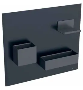 MAGNETTAVLA M FÖRVAR 449X388 MM MATT/SVART GEBERIT