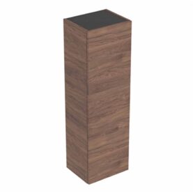 HALVHÖGSKÅP SMYLE SQUARE 360X299X1180 MM 1 DÖRR VALNÖT HICKORY GEBERIT