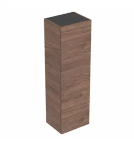 HALVHÖGSKÅP SMYLE SQUARE 360X299X1180 MM 1 DÖRR VALNÖT HICKORY GEBERIT
