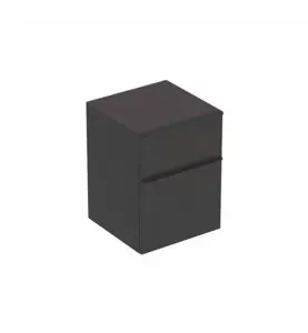 SIDOSKÅP SMYLE SQUARE 450X470X600 MM 2 LÅDOR LAVA GEBERIT