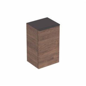 SIDOSKÅP SMYLE SQUARE 360X326X600 MM 1 DÖRR VALNÖT HICKORY GEBERIT