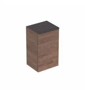 SIDOSKÅP SMYLE SQUARE 360X326X600 MM 1 DÖRR VALNÖT HICKORY GEBERIT