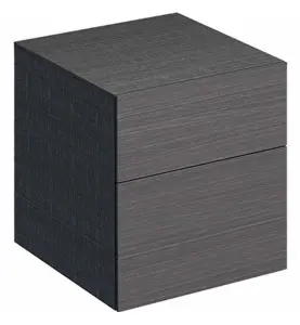 SIDOSKÅP XENO² 450X462X510 MM 2 LÅDOR SKULPTURGRÅ GEBERIT