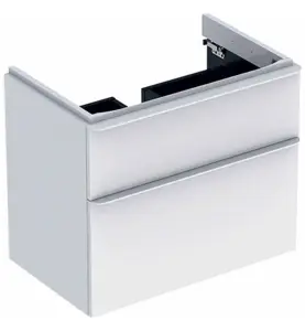 UNDERSKÅPSMYLE SQUARE 734X470X617 MM 2 LÅDOR VIT GEBERIT