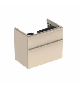 UNDERSKÅPSMYLE SQUARE 734X470X617 MM 2 LÅDOR SANDGRÅ GEBERIT
