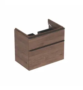 UNDERSKÅPSMYLE SQUARE 734X470X617 MM 2 LÅDOR VALNÖT HICKORY GEBERIT