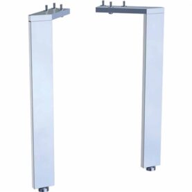 STÖDBEN ACANTO, 2ST 50X50X316 MM SILVERFÄRGER GEBERIT