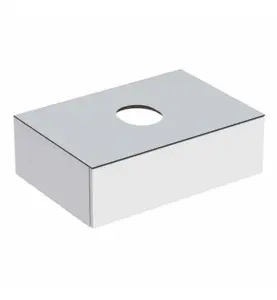 UNDERSKÅP VARIFORM 750X510X235 MM 1 LÅDA, AVSTÄLLNINGSYTA VIT GEBERIT