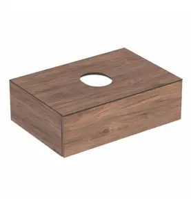 UNDERSKÅP VARIFORM 750X510X235 MM 1 LÅDA, AVSTÄLLNINGSYTA VALNÖT GEBERIT