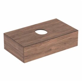 UNDERSKÅP VARIFORM 900X510X240 MM 1 LÅDA, AVSTÄLLNINGSYTA VALNÖT GEBERIT