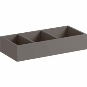 LÅDINSATS XENO² 323X150X62 MM SKULPTURGRÅ H-INDELNING GEBERIT