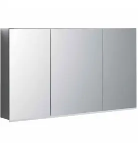 SPEGELSKÅP OPTION PLUS 1200X172X700 MM, 3 DÖRRAR SPEGEL PÅ SIDOR, USB GEBERIT