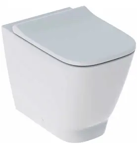 WC SMYLE SQUARE 355X540X455 MM RIMFREE, SITS QUICK RELEASE VIT GEBERIT