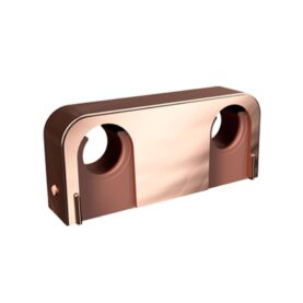 RÖRKLAMMA 18/22 MM C/C 60 MM, C/V 25 MM, B=90 MM DUBBEL KOPPAR FALUPLAST