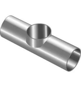 T-RÖR 101,6x2,0 KORT AVSTICK 304