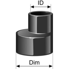 APPARAT-FÖRMINSKNINGSRÖR 75X40 MM EXCENTRISK MA-SYSTEM