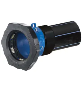 RAK KOPPLING MED PE-ÄNDE SUPA MAXI D50/63 AVK