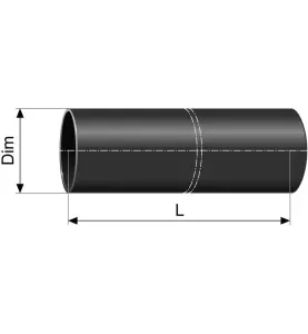 MA-RÖR 250 X 5,5 MM 3 METER UTAN MUFF MA-SYSTEM