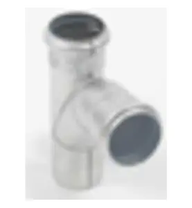 GRENRÖR SVÄNGT EUROPIPE 110X110 MM X 90° 2MUFF BLUCHER