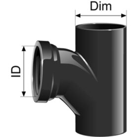 APPARATGRENRÖR 100 MM X 88 GRADER MA-SYSTEM