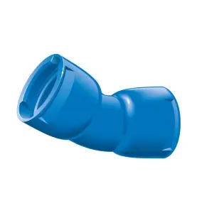 BÖJ DN200X30° 2MUFF BLÅ VRS-SYSTEM