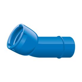 BÖJ DN150X30° 1MUFF BLÅ VRS-SYSTEM