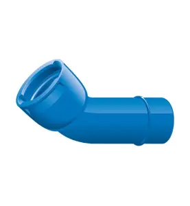 BÖJ DN150X45° 1MUFF BLÅ VRS-SYSTEM