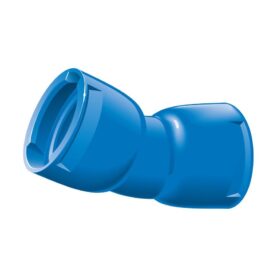 BÖJ DN200X22° 2MUFF BLÅ VRS-SYSTEM