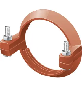 KLÄMRING DN300 ANPASSAD RÖD VRS-SYSTEM